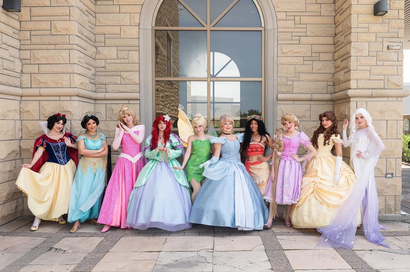 Little Jingle Beans performers posing together at a royal event