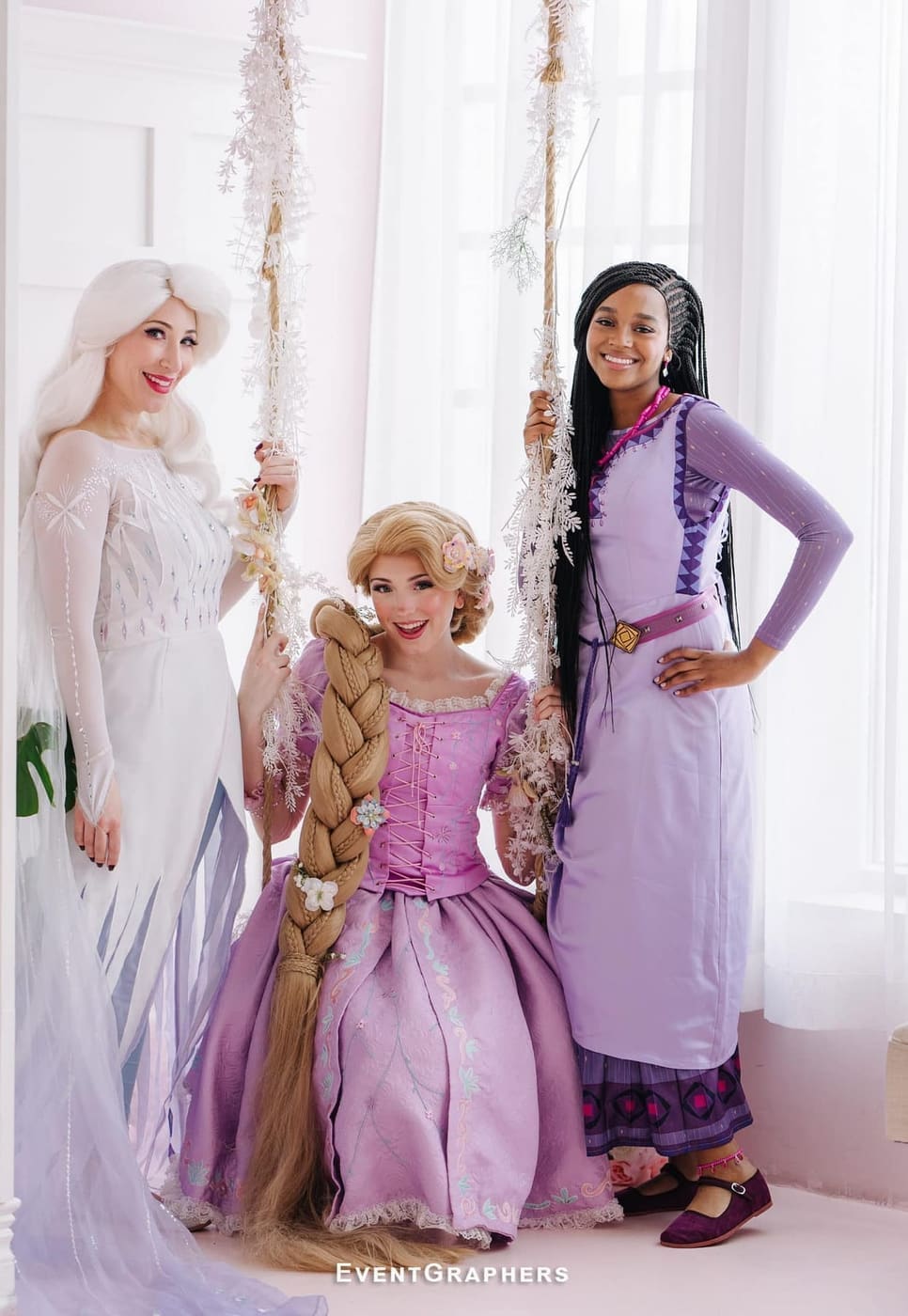 Little Jingle Beans princess performer at a character event